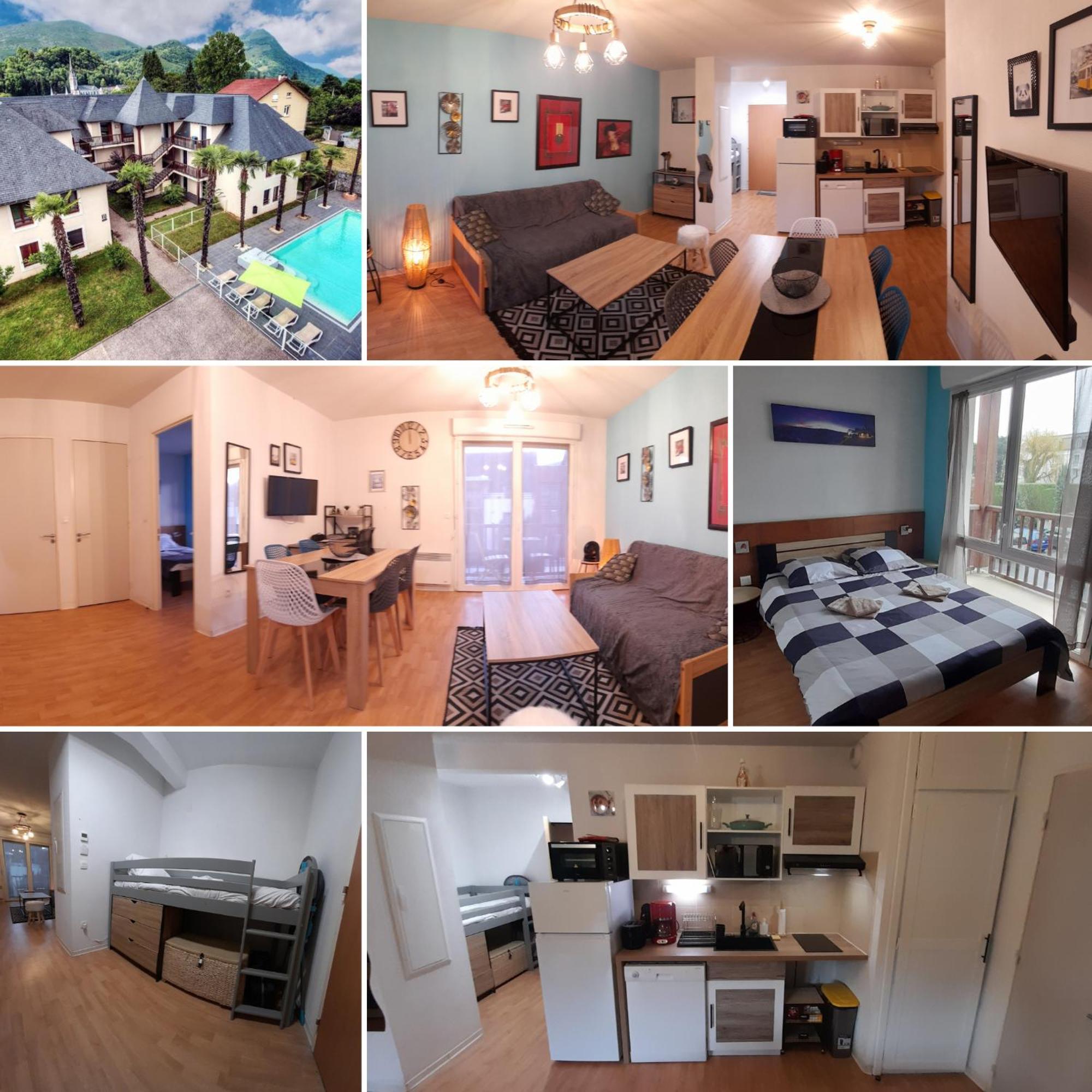 Apartment De L'isard Bleu, Dans De Tourisme 3 Etoiles Lourdes